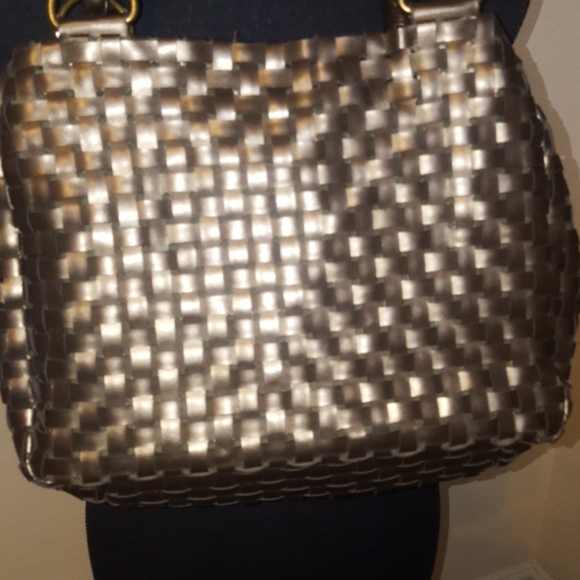 ❤NWOT Nine West Basket Weave Faux Leather Handbag❤ - Picture 5 of 10